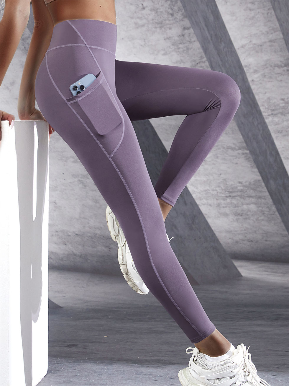 Miniatura: Calça Leggings Cintura Alta com Bolso