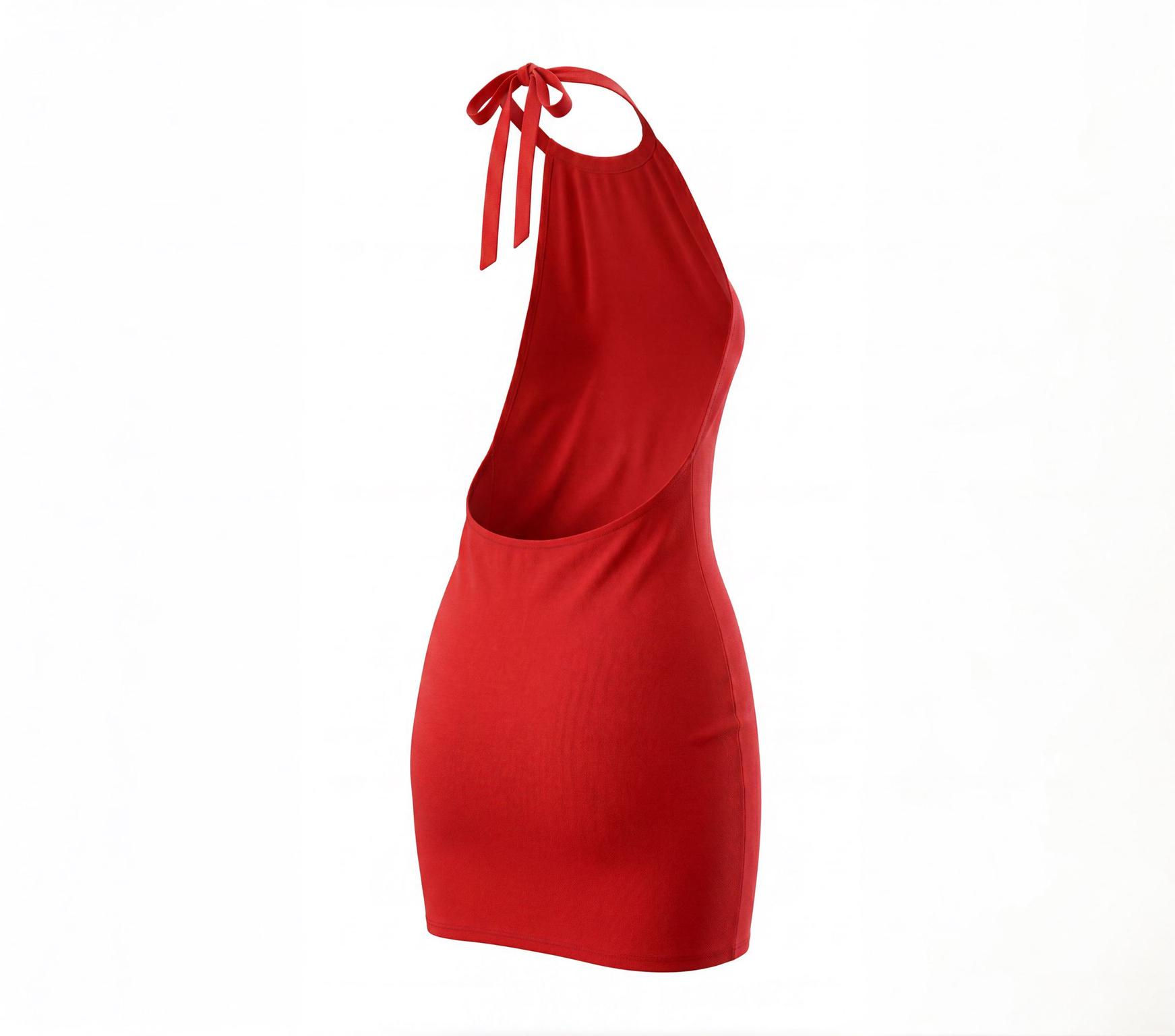 Vestido Feminino Curto Ajustado
