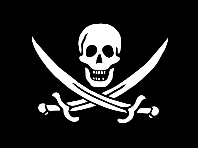Piratflagg-Jack Rackhams