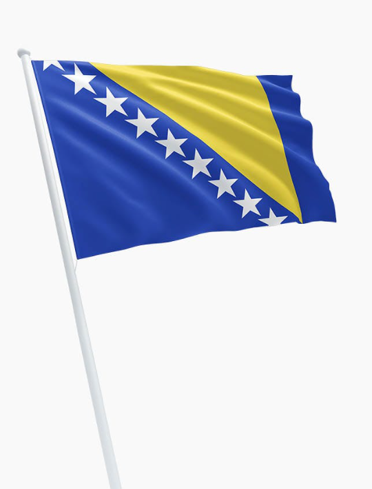 Flagg Bosnia Hercegovina
