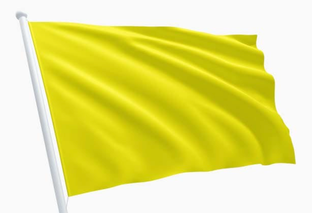 Lysegul flagg
