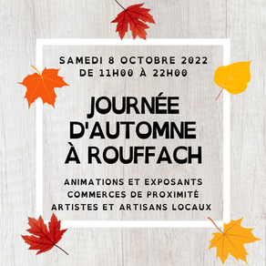 AGENDA  |  Le 8 octobre 2022, la Journée d’automne à Rouffach