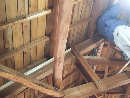 お店の二階修理