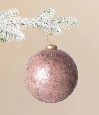 Textured Rose Ornaments