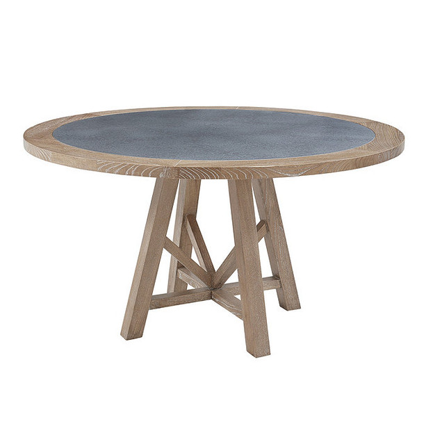 Zinc Top Dining Table