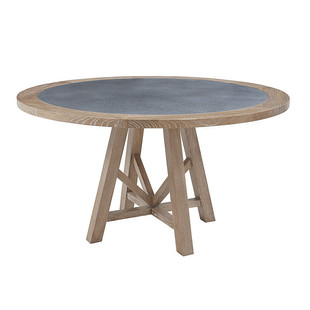 Zinc Top Dining Table