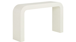 Laquered Linen Console