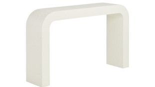Laquered Linen Console