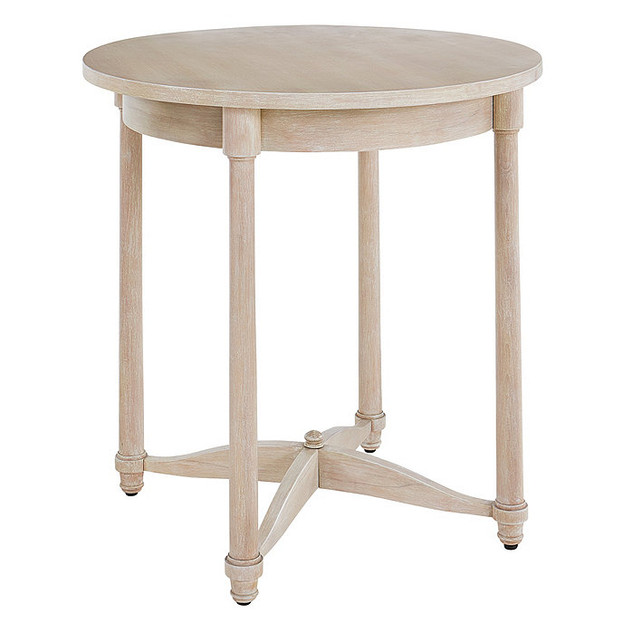 Whitewash Side Table