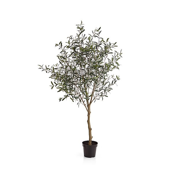 7' Faux Olive Tree