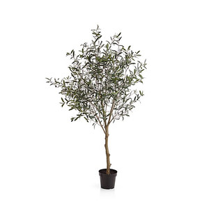 7' Faux Olive Tree
