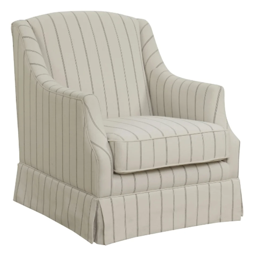 Striped Swivel Chair