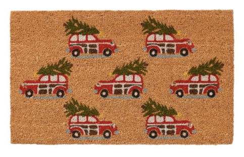 Woody Car Light Up Doormat