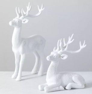 Set of 2 Deer Figurines