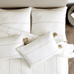 Stripe Tassel Bedding