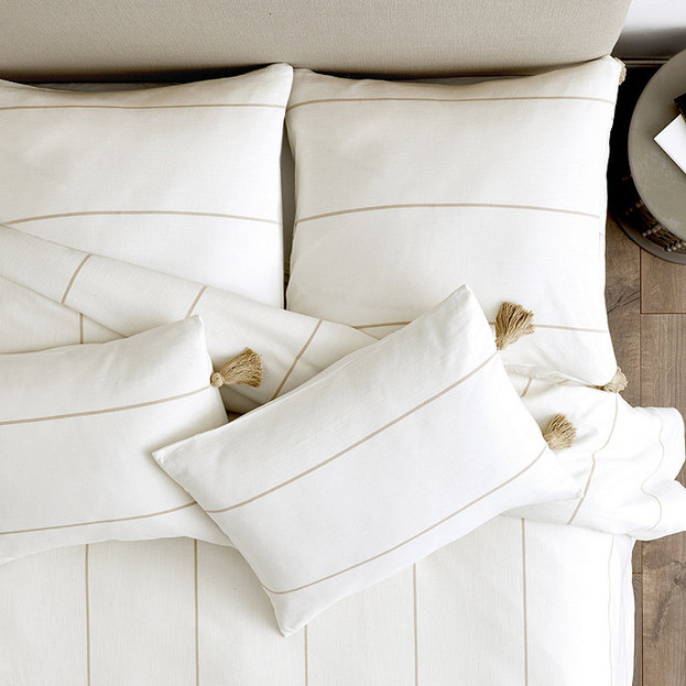 Stripe Tassel Bedding