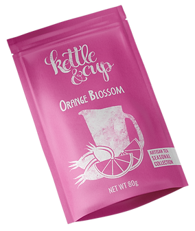 Orange Blossom Spring Artisan Seasonal Tea Packaging