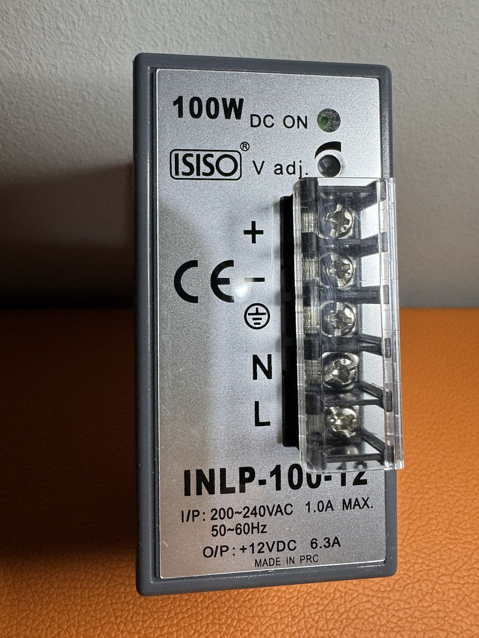 Isıso INLP-100-12 Raya Montajlı Güç Kaynağı