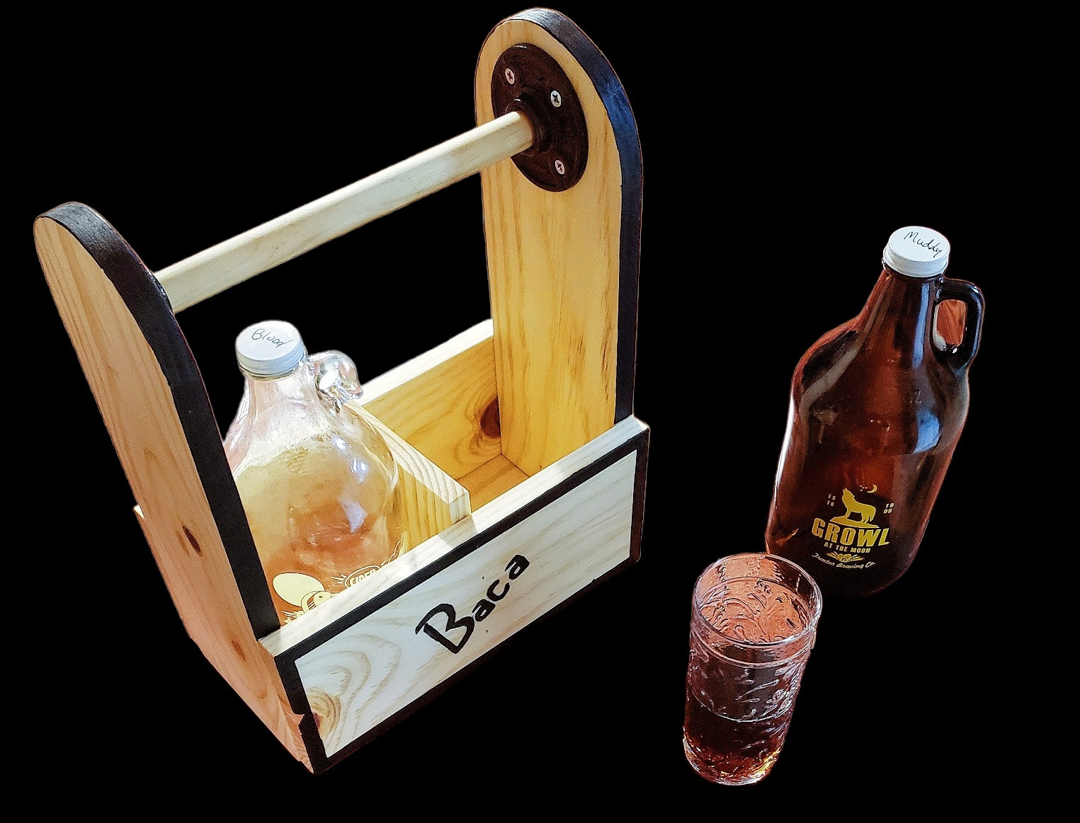 2 Growler carrier