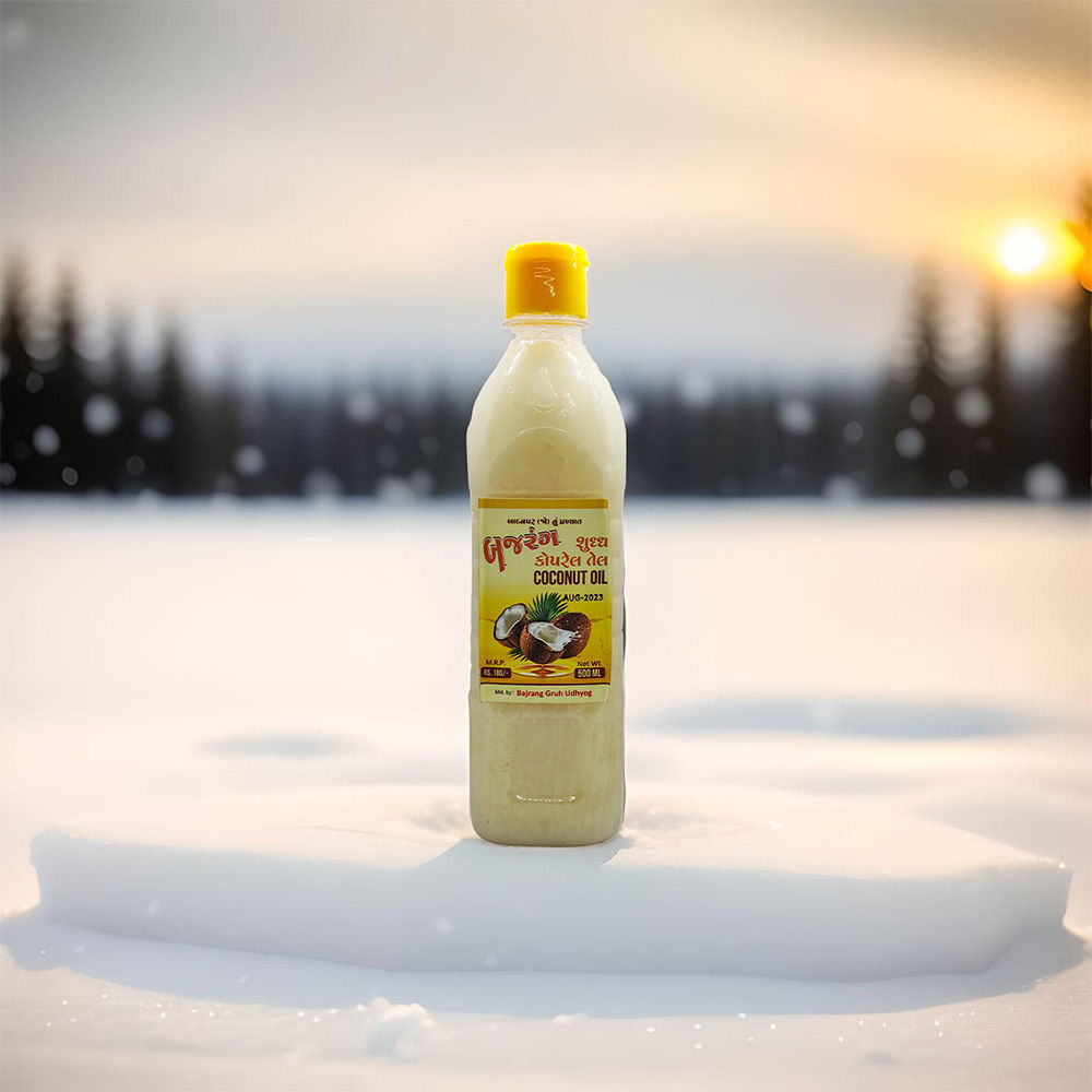 Bajarang Pure Coconut Oil 500ml Front View