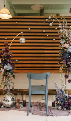 Backdrop für eine Hochzeit von der Dekowerkstatt.