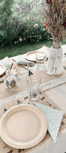 Kindergeburtstag für eine tolle Indigenenfeier mit meinen Makrameevasen.