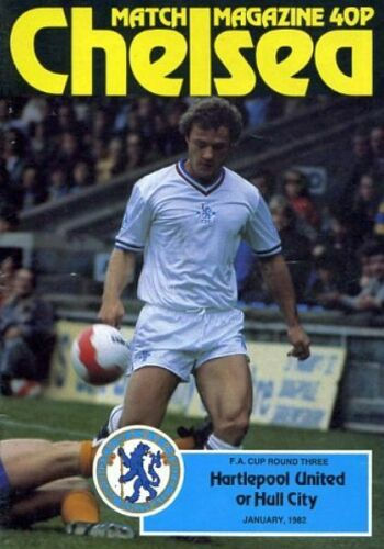 CHELSEA v HULL CITY 1981/82 F.A. Cup Round 3 MATCHDAY PROGRAMME