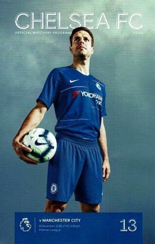 CHELSEA v MANCHESTER CITY 2018/19 MATCHDAY PROGRAMME