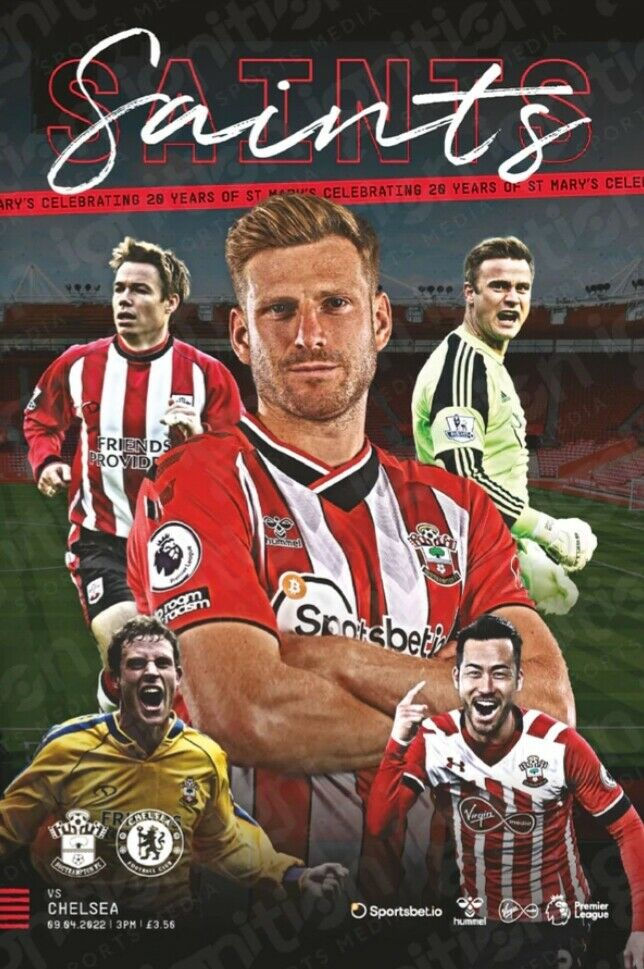 SOUTHAMPTON v CHELSEA 2021/22 Premier League MATCHDAY PROGRAMME