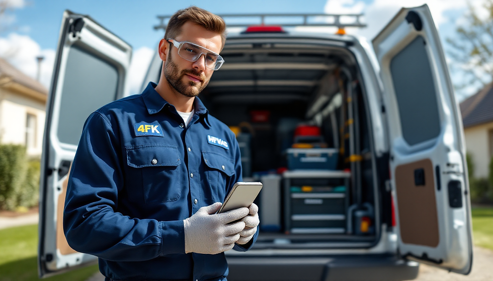 HVAC fleet dispatcher using GPS tracking to route the nearest technician