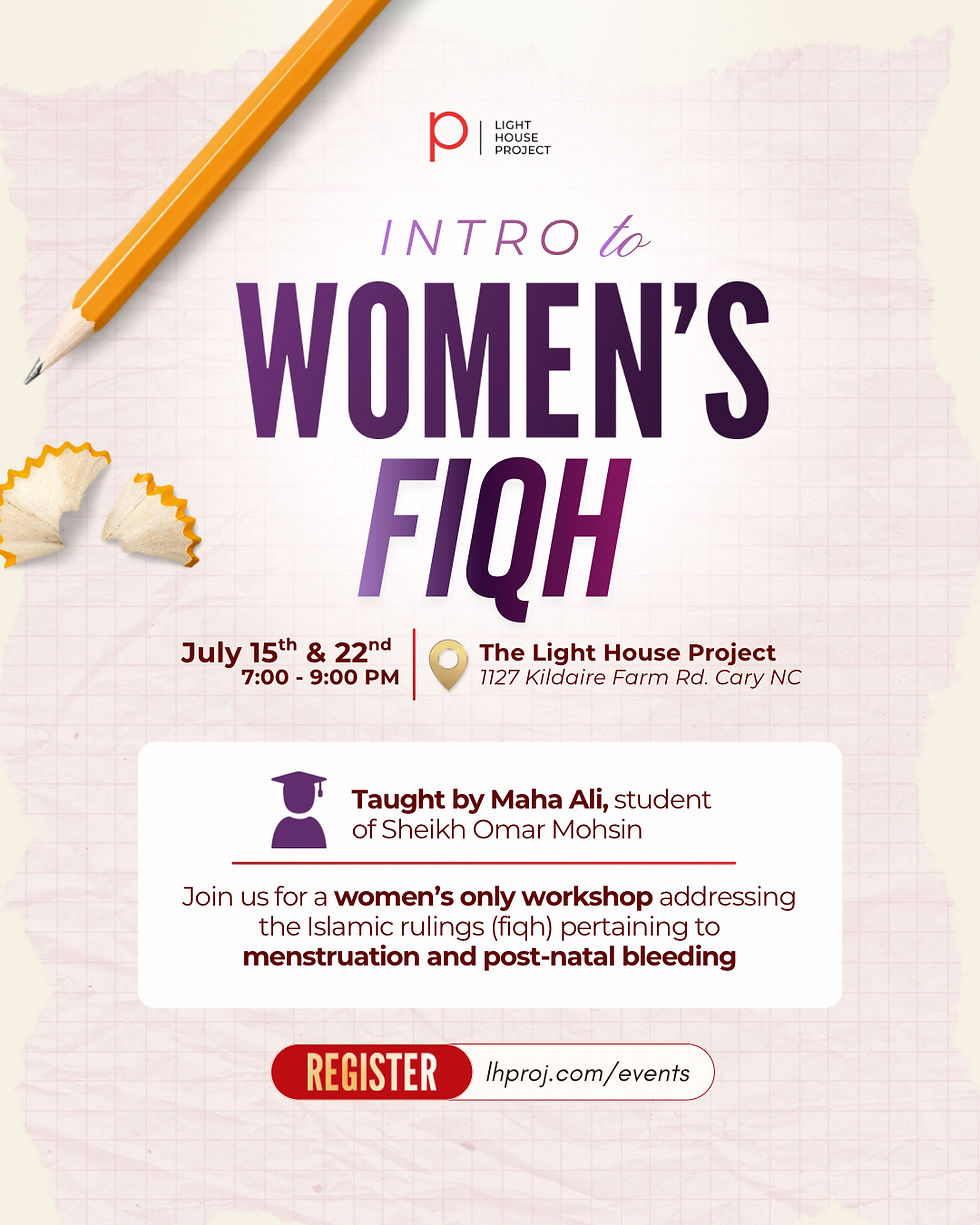 Intro to Women's Fiqh