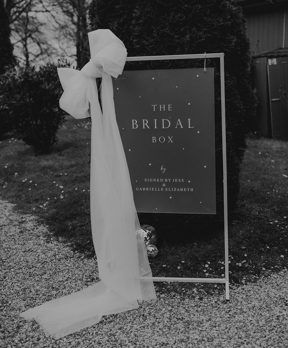 Large Tulle Bow to decorate Welcome Sign