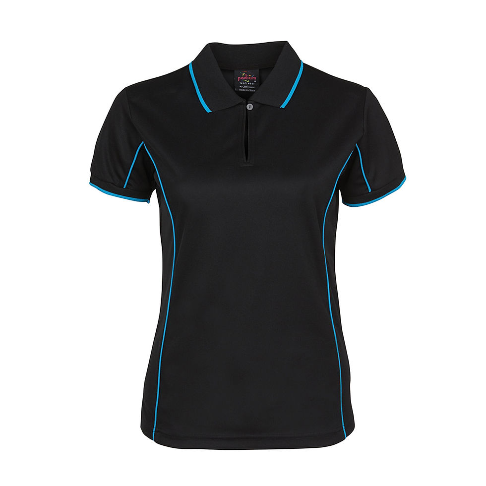 Thumbnail: 7LPI Ladies S/S Piping Polo