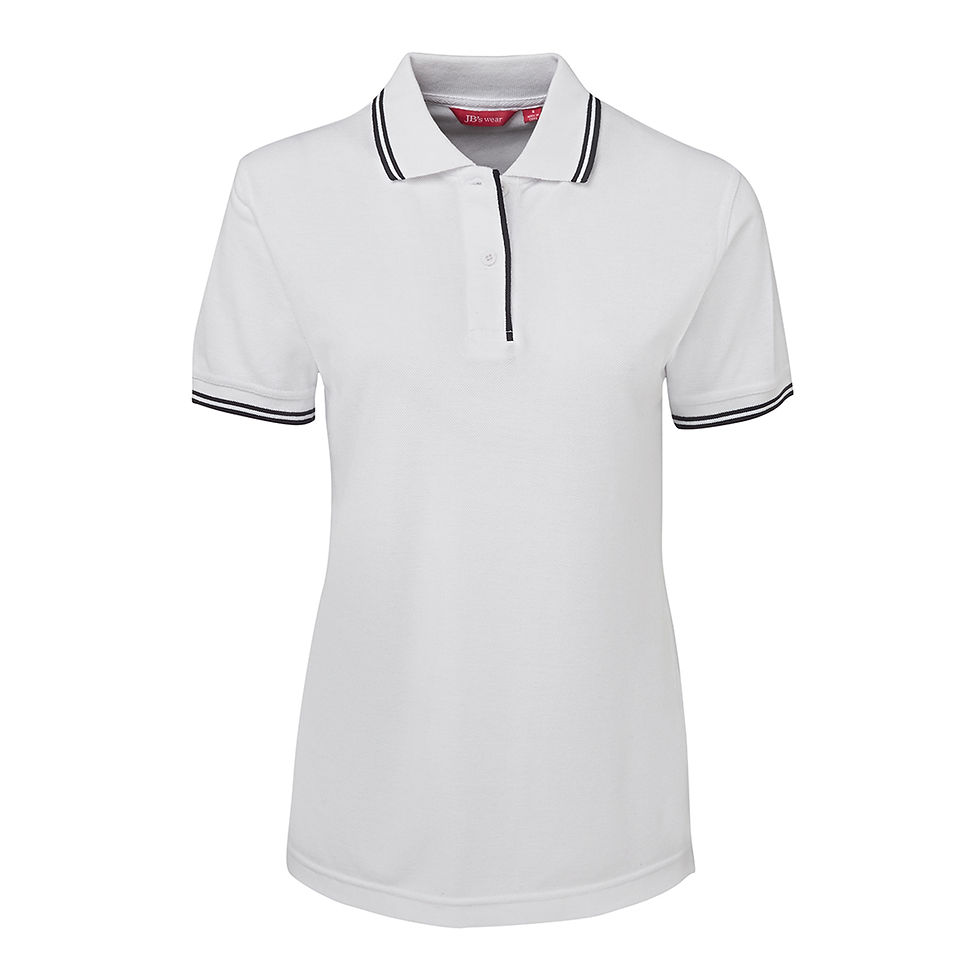 Thumbnail: 2LCP Ladies Contrast Polo