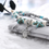 Thumbnail: Vintage Double Beaded Turtle Starfish Boho Anklet