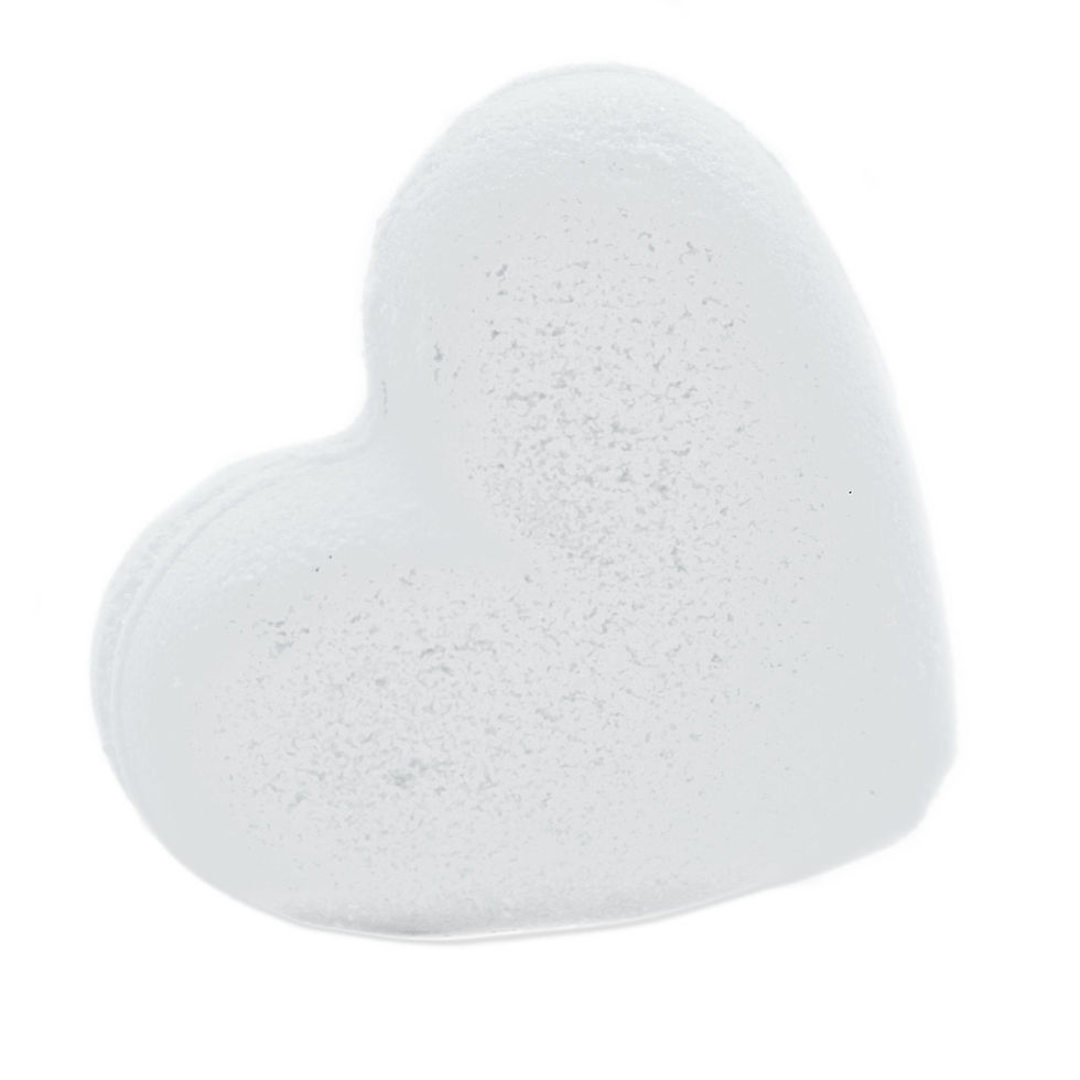 Love Heart Bath Bomb 70g - Coconut,5 Pcs