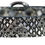 Thumbnail: Silver Fleur De Lis Widget Dragon Skin Genuine Leather Dog Collar