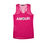 Thumbnail: j'aime amour transparent tank top with rhinestones