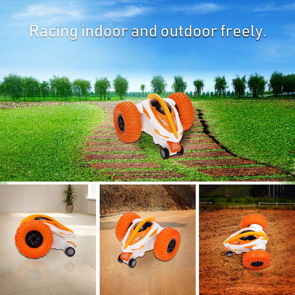 Thumbnail: RC Car 2.4G Stunt Drift Deformation Buggy Car Rock Crawler Roll Car 360 Degree F