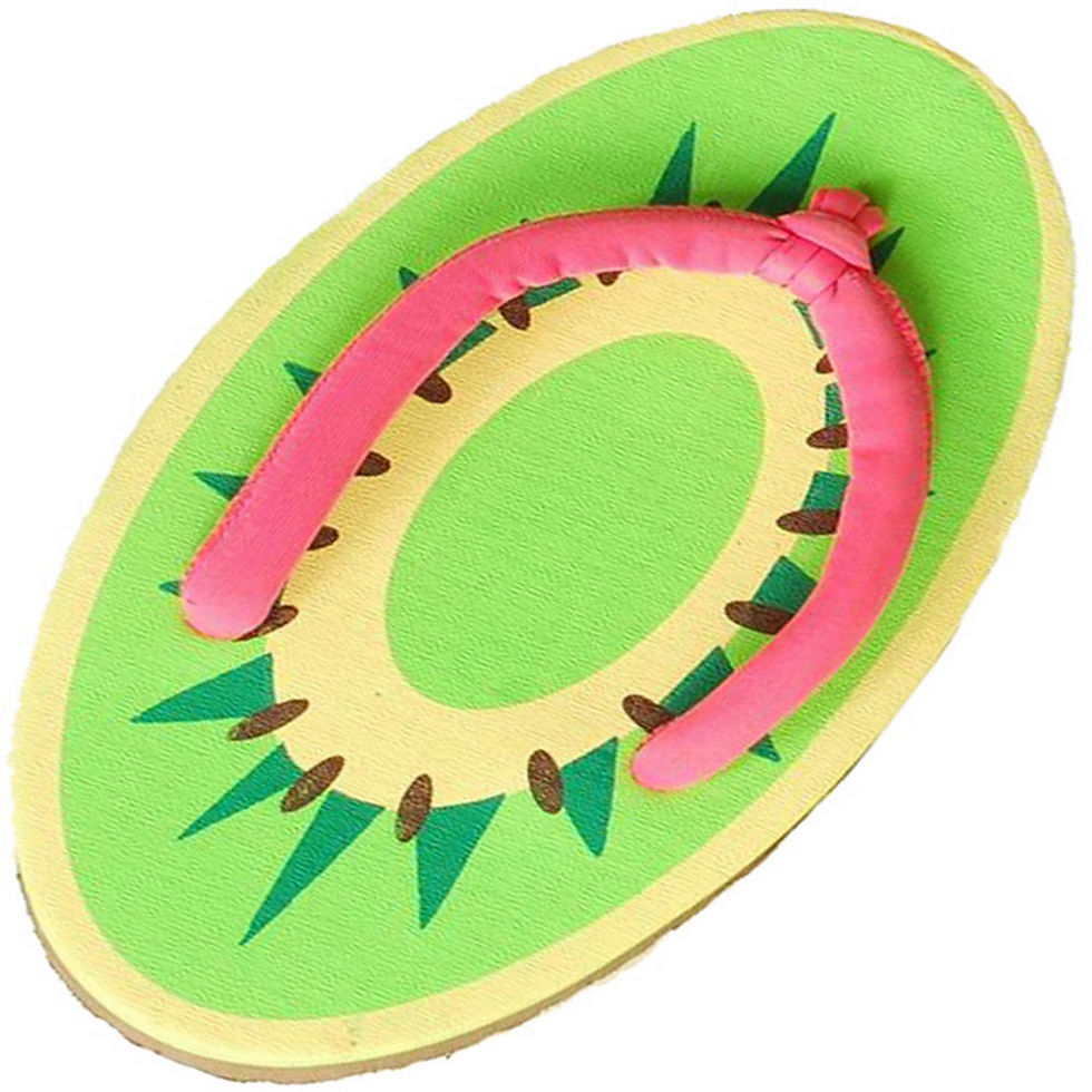 Thumbnail: Fashion Kiwi Fruit Womens Flip Flops