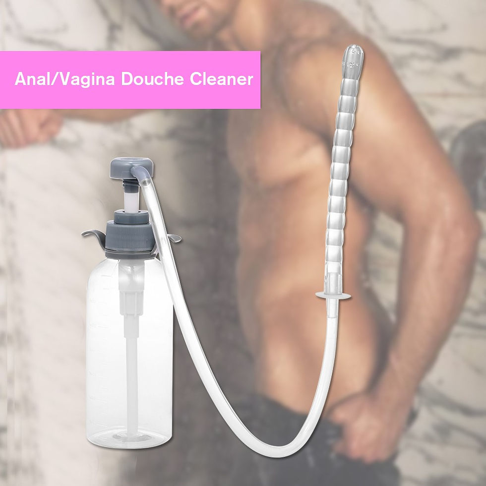 Thumbnail: Anal Douche Cleaner Enema Anal Vagina Cleaning Kit Anal Sex Toys Shower Enema Bo