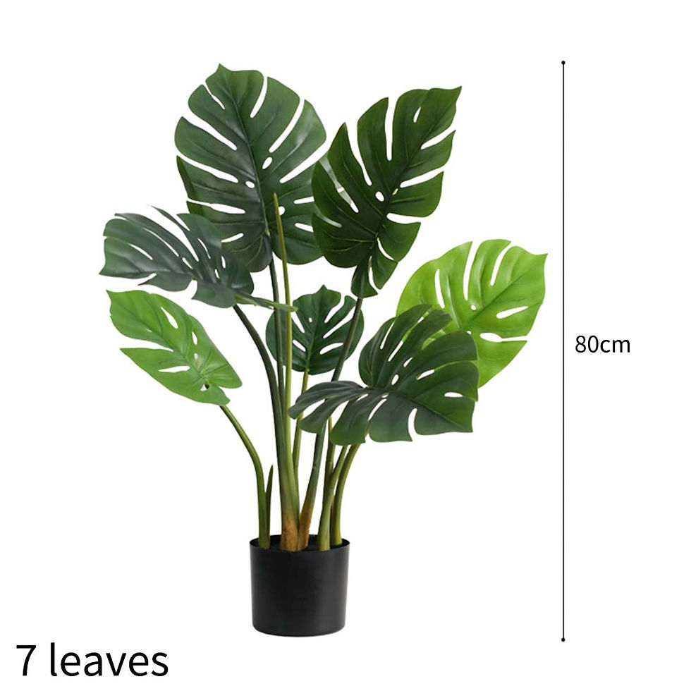 Thumbnail: 2X 80cm Artificial Indoor Potted Turtle Back Fake Decoration Tree Flower Pot Pla