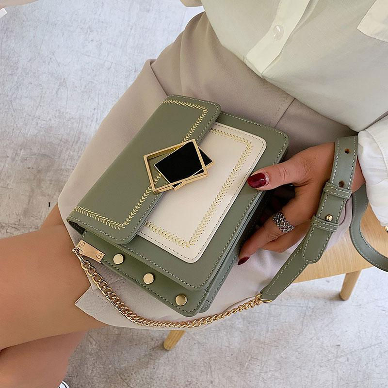 Thumbnail: Special Lock Design Travel Handbags