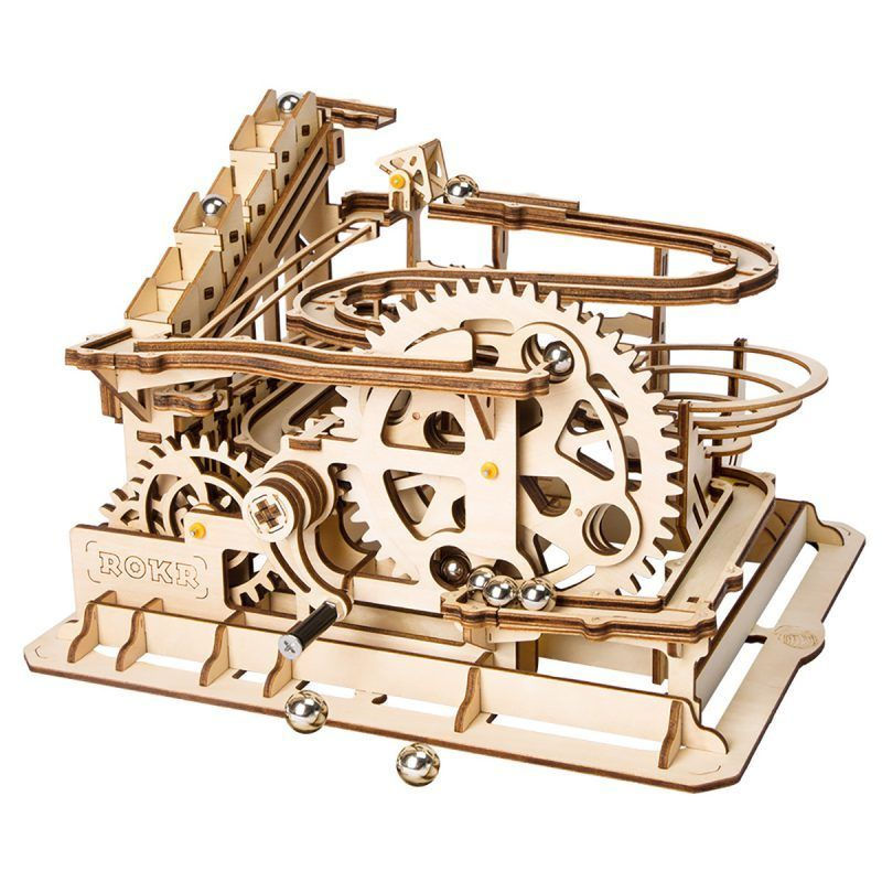 Thumbnail: Robotime ROKR 3D Wooden Puzzle Marble Race Run Maze Balls Track Coaster