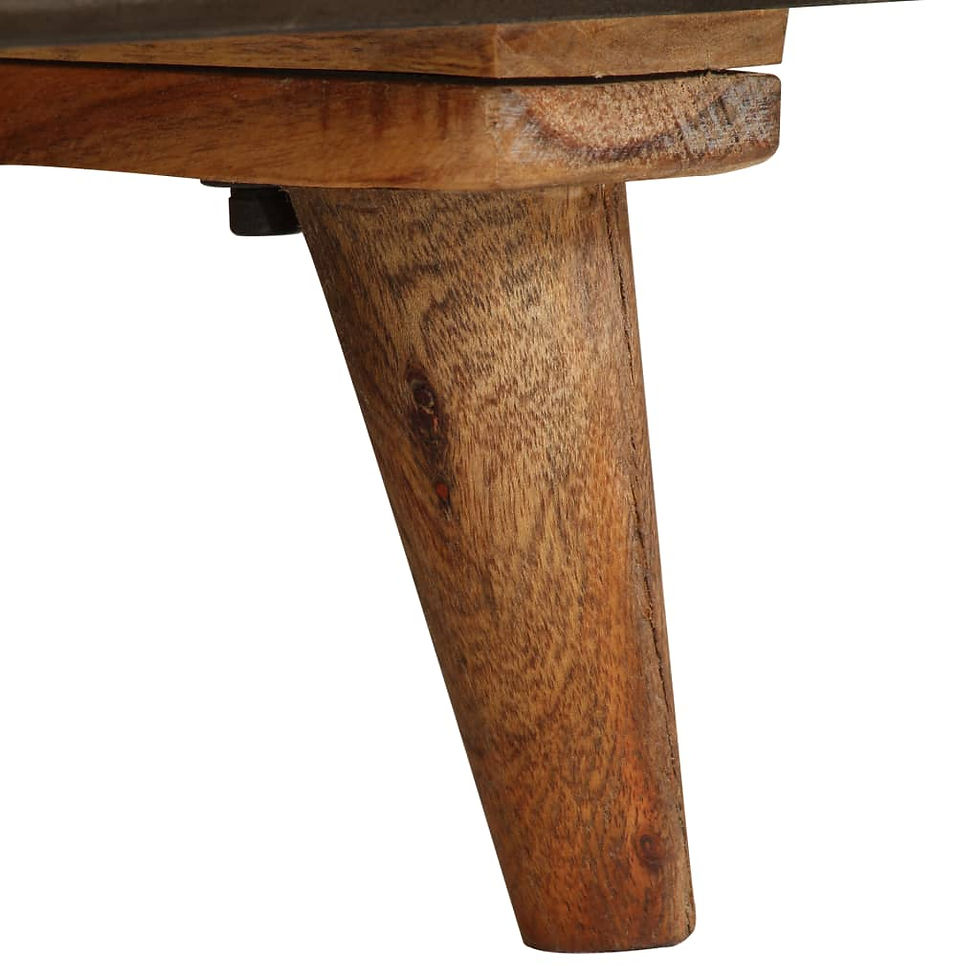 Thumbnail: vidaXL TV Cabinet Solid Mango Wood 55.1"x11.8"x17.7"
