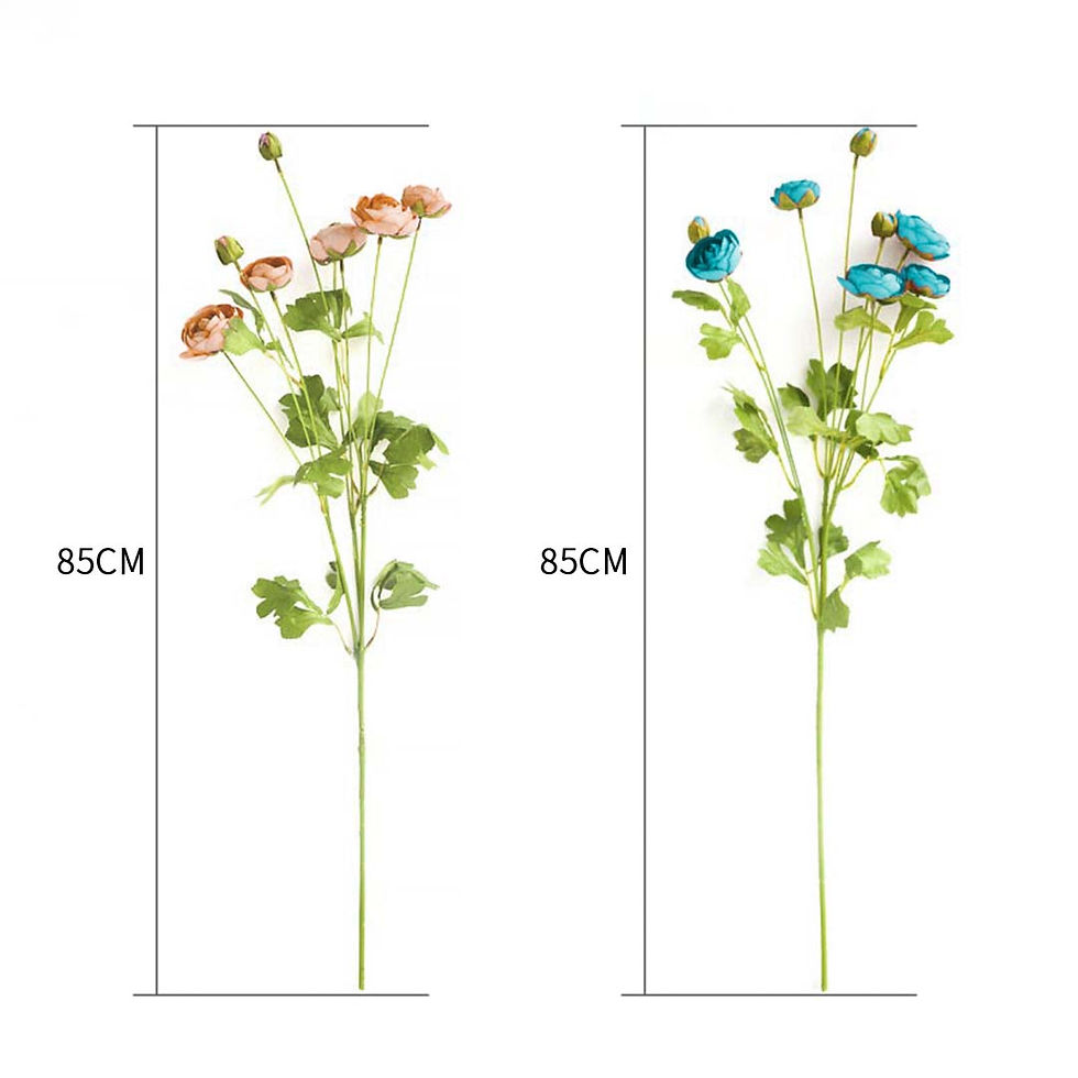 Thumbnail: 12pcs Artificial Silk Flower Fake Rose Bouquet Table Decor Blue