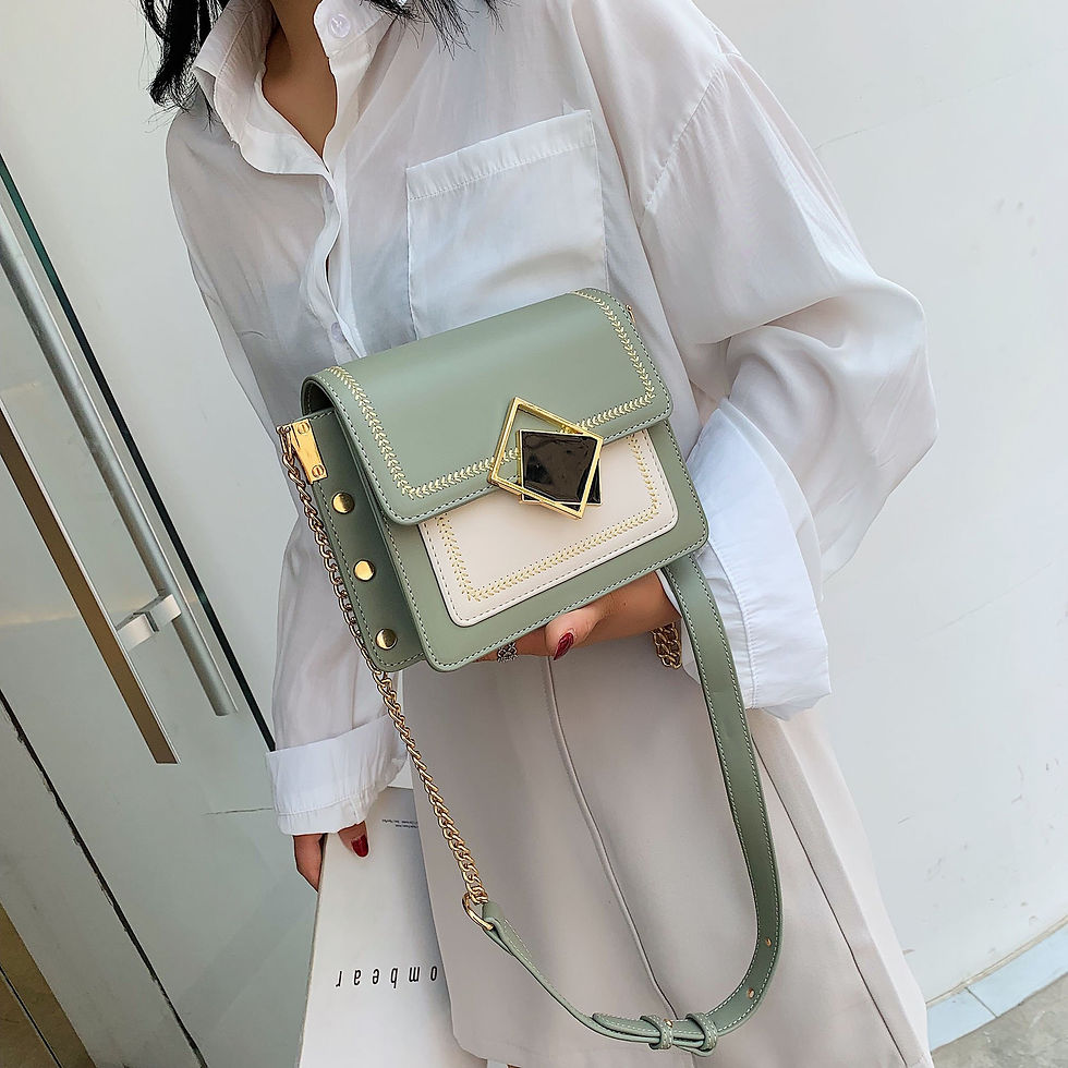 Thumbnail: Special Lock Design Travel Handbags