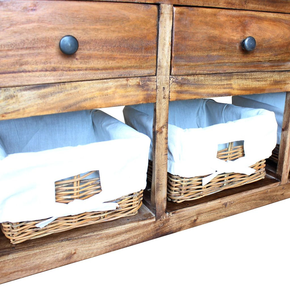 Thumbnail: vidaXL Sideboard Solid Reclaimed Wood 39.4"x11.8"x19.7"