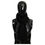 Thumbnail: Black Wool Knitted Wrap Shawl Mens Scarf