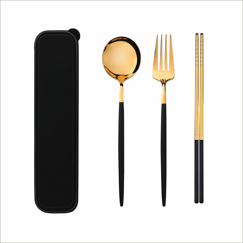Thumbnail: TUUTH Dinner Set Cutlery Stainless Steel Tableware Knife Fork Spoon Dinnerware.